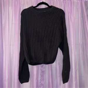 Target Universal Thread Crew Neck Knitted Black Sweater